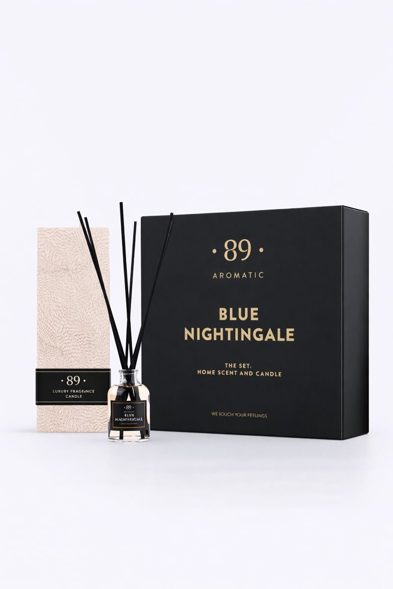 Blue Nightingale-Duft og parfymert stearinlys